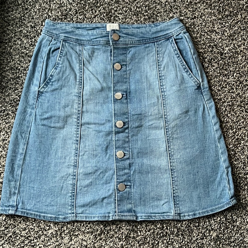 Denim skirt, size 2